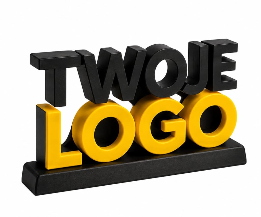 Logo 3D na biurko
